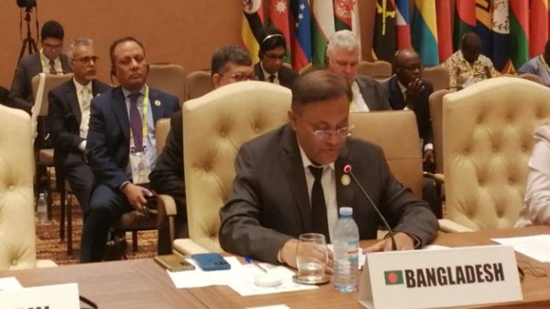 Hasan calls for support to Palestine, Rohingya Repatriation