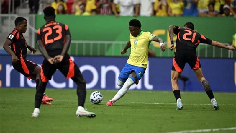 Vinicius’ last-moment goal seals dramatic win for Brazil