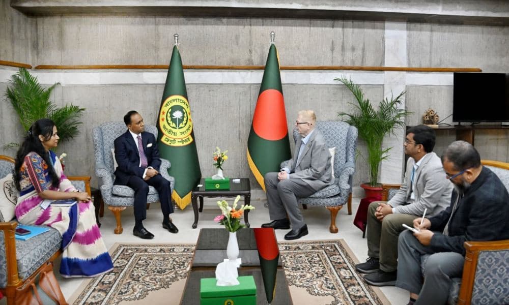 Acting Speaker Kaiser Kamal meets UNOPS delegation at Parliament