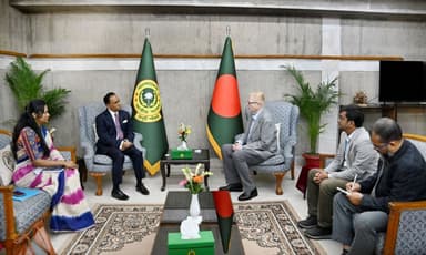 Acting Speaker Kaiser Kamal meets UNOPS delegation at Parliament
