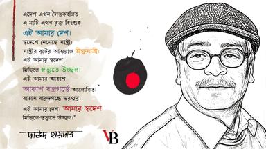 ৫১ বছর নির্বাসনের পর বিদায় কবি দাউদ হায়দার