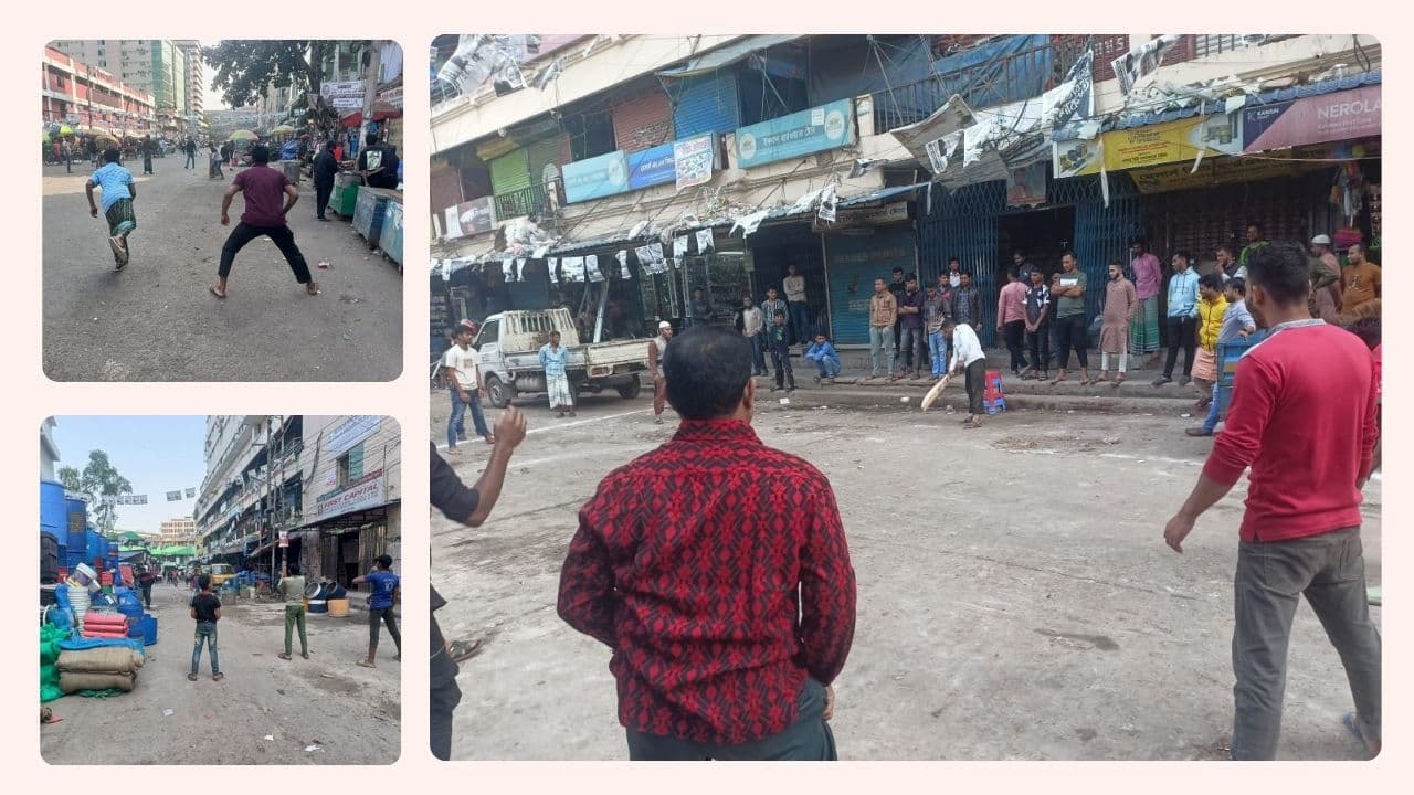 Cricket amidst a bustling schedule on election day