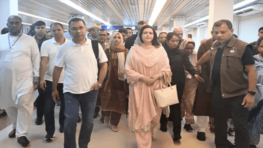 PM arrives in Sylhet on daylong official visit