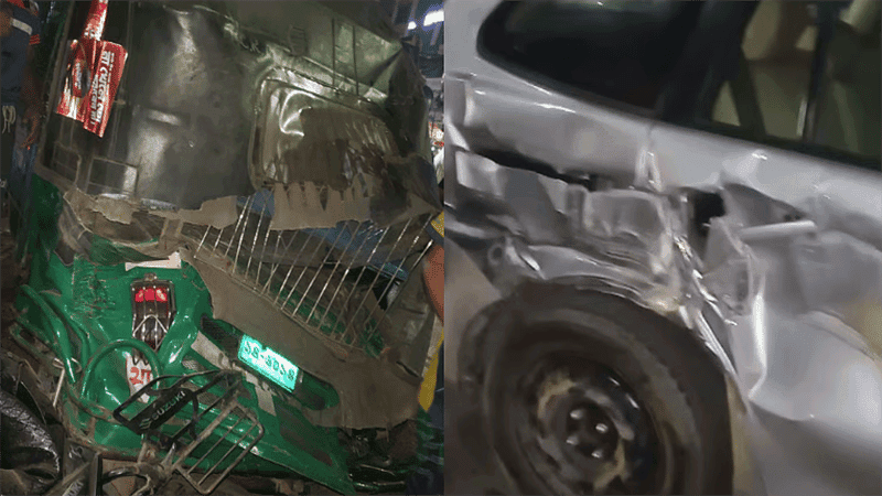 Two killed as lorry crushes multiple vehicles in Dhaka’s Moghbazar