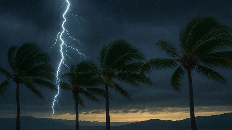Storm warning for 7 dists by noon, signal no 3 issued for 4 sea ports
