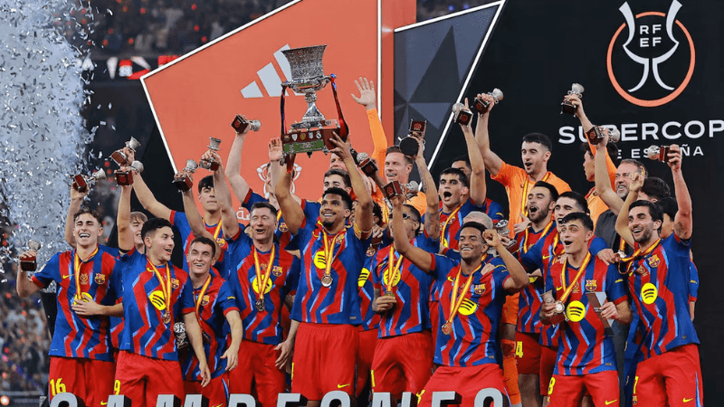 Barcelona edge Real Madrid to retain Spanish Super Cup title
