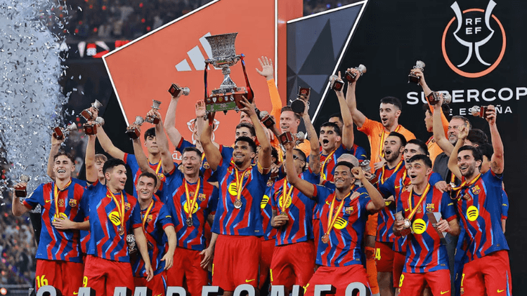 Barcelona edge Real Madrid to retain Spanish Super Cup title