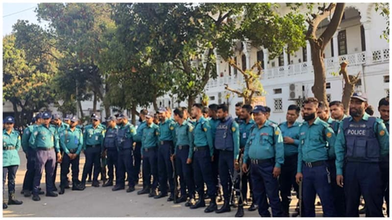 সুপ্রিম কোর্ট বারে ৯ প্লাটুন পুলিশ মোতায়েন