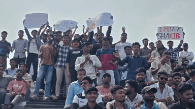 Fans bring out procession demanding Shakib Al Hasan's retutn