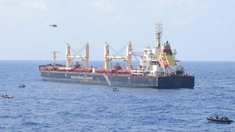 Indian Navy recovers hijacked ship from Somali pirates