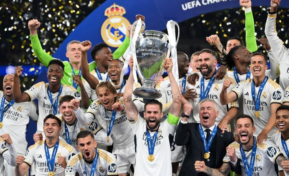 Real beats Dortmund to win record-extending 15th UCL title