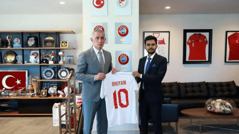 Bangladesh and Turkey pledge mutual cooperation for football development