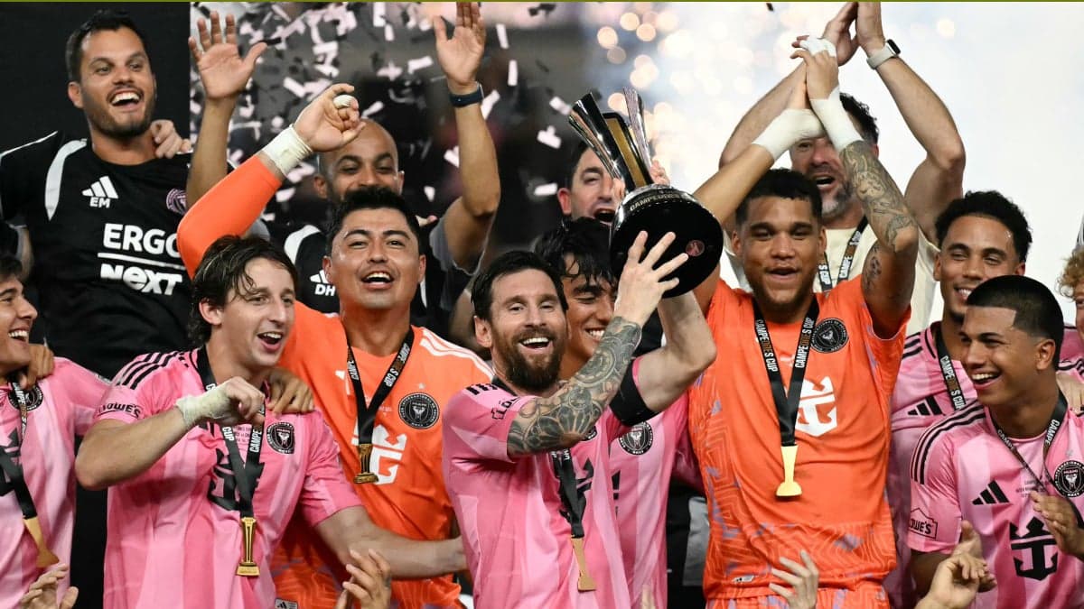 Messi hits 100 Inter Miami goals, lifts another trophy