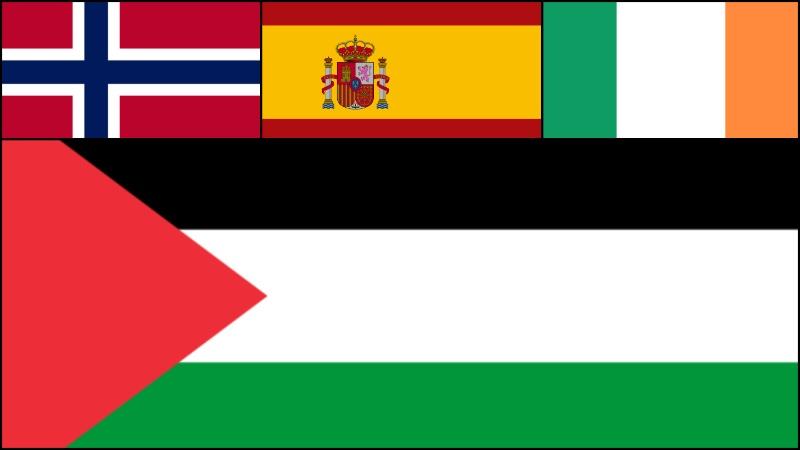 In a historic move Norway, Ireland and Spain recognising Palestinian state