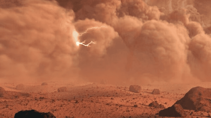 NASA rover records first evidence of lightning on Mars