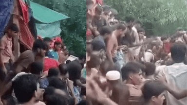 Landslide kills 5, several others feared dead in Rohingya camp shelter house