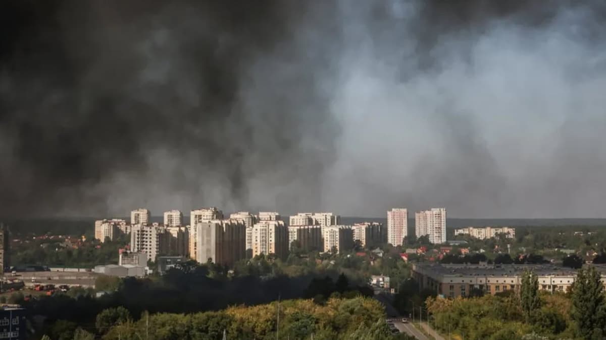Warehouse explosion near Kyiv after Russian drone strike kills 27