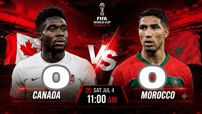 Morocco vs Canada —World Cup: Live score and match stats 