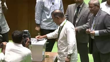 PM, top leaders cast ballots in presidential election