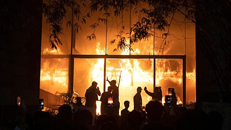 'When media outlets set ablaze, freedom of speech turns to ashes'