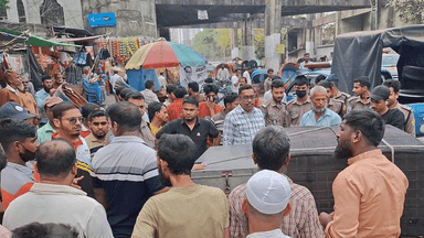 Two detained in Chankharpul for playing March 7 speech during procession