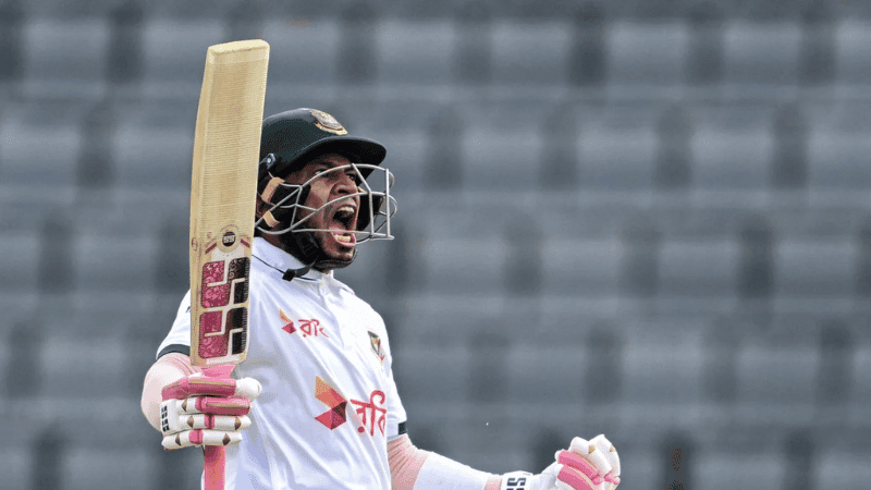 Bangladesh set Pakistan a target of 437 runs