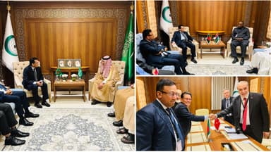 FM holds bilateral meetings with five counterparts