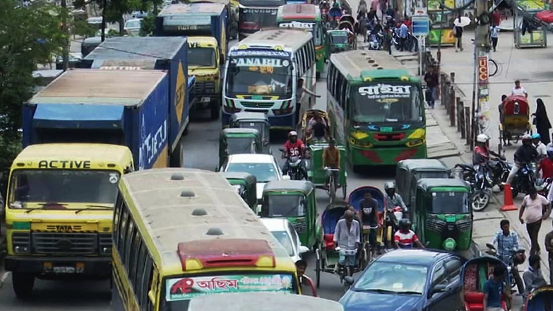 Traffic-jam-Dhaka