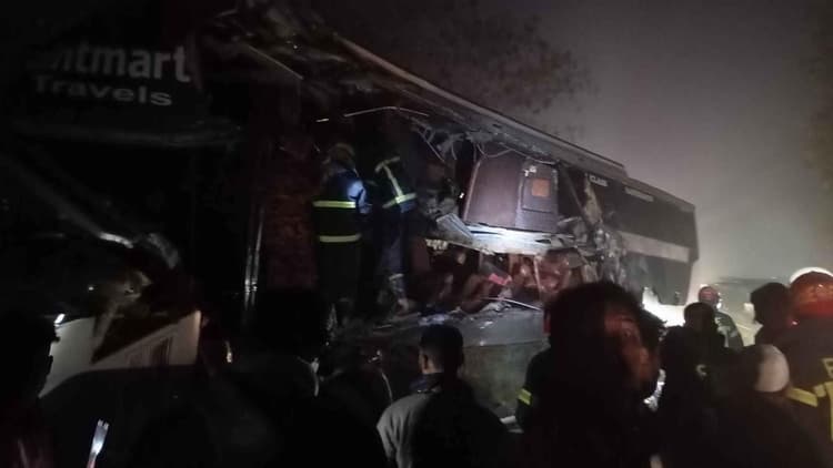 3 killed as bus hits parked-truck in Mirsharai