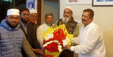 Jamaat greets newly elected MP Minu
