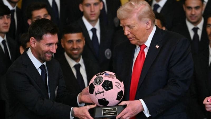Messi, Inter Miami honoured at White House after MLS Cup Victory