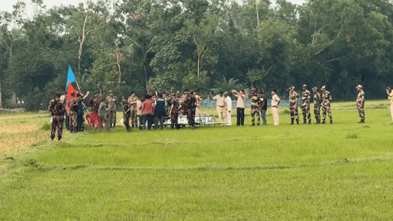 BSF hands over bodies of two Bangladeshis killed in Kasba border firing