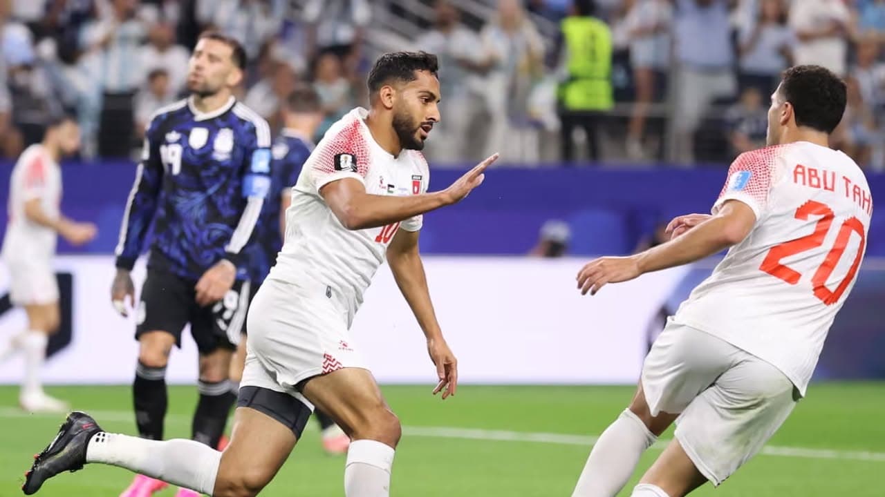 Argentina hold 2-1 lead over Jordan despite Al Tamari's strike back