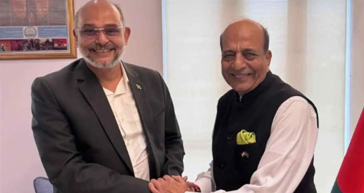 Courtesy meeting of Indian High Commissioner with PM’s Finance Adviser