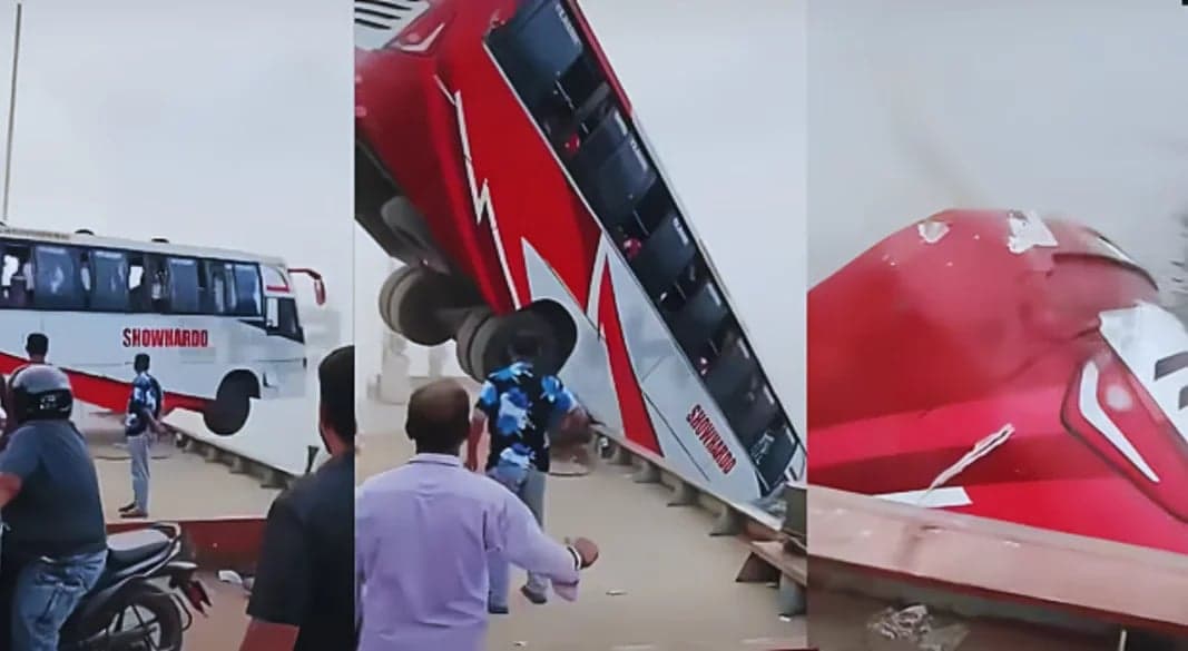 Bus falls off ferry due to lack of safety system and mechanical fault: Report