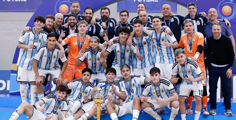 Argentina beat Brazil again to win third straight U-17 Futsal title