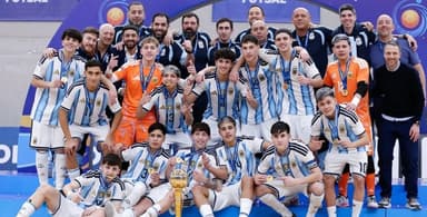 Argentina beat Brazil again to win third straight U-17 Futsal title