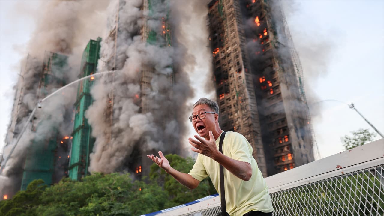 Death toll rises to 128 in Hong Kong residential complex fire