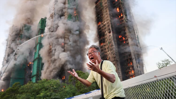 Death toll rises to 128 in Hong Kong residential complex fire