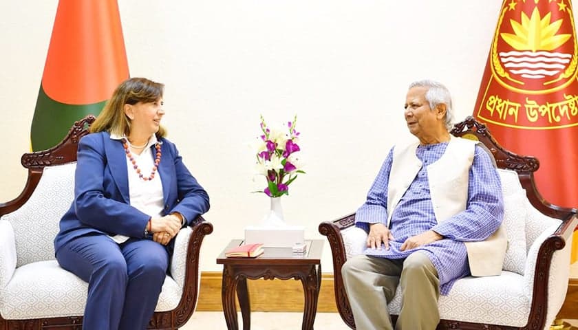 EU is with you: Pampaloni tells Prof Yunus