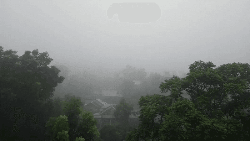 Dense fog blankets Nilphamari, hinting at early winter