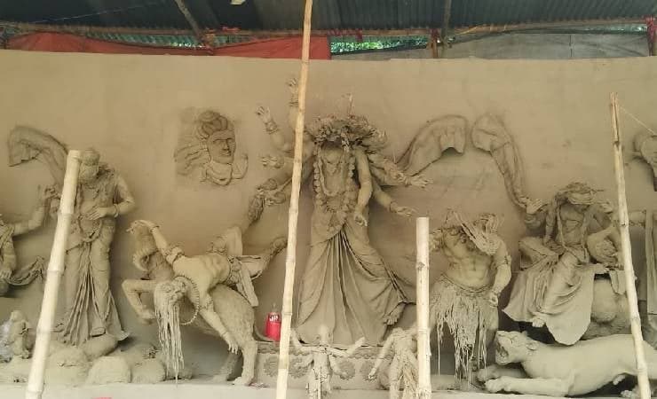 7 under-construction Durga idols vandalised at Mirzapur temple