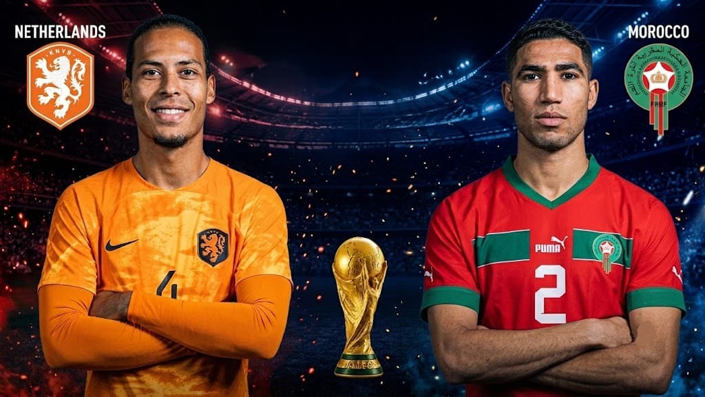 Netherlands vs Morocco: Total Football's discipline vs Atlas Lions' transition storm