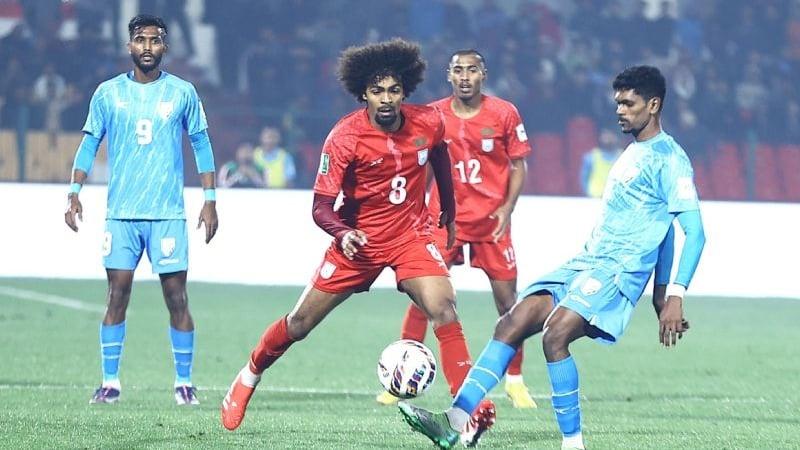 Bangladesh secures 0-0 draw against India in Hamza's debut