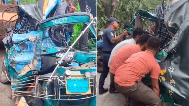3 killed as bus runs over CNG-run autorickshaw in Brahmanbaria