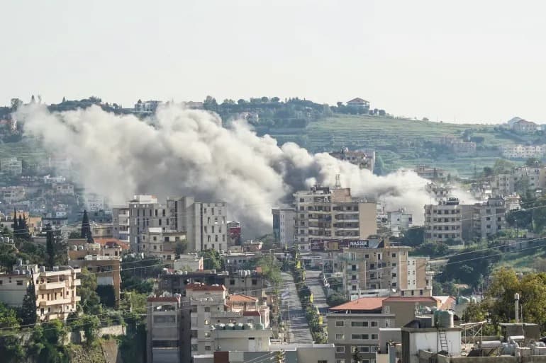 Israeli airstrikes in Lebanon kill 39, including children