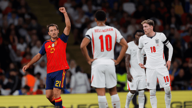 Spain rally past England 3-2 after Kane misses penalty