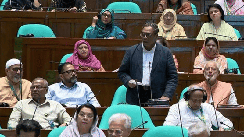 Opposition only talks about reforms that secure power share: State minister in parliament