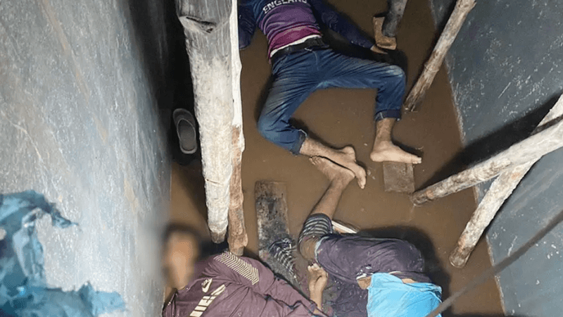 3 workers die after entering septic tank in Munshiganj