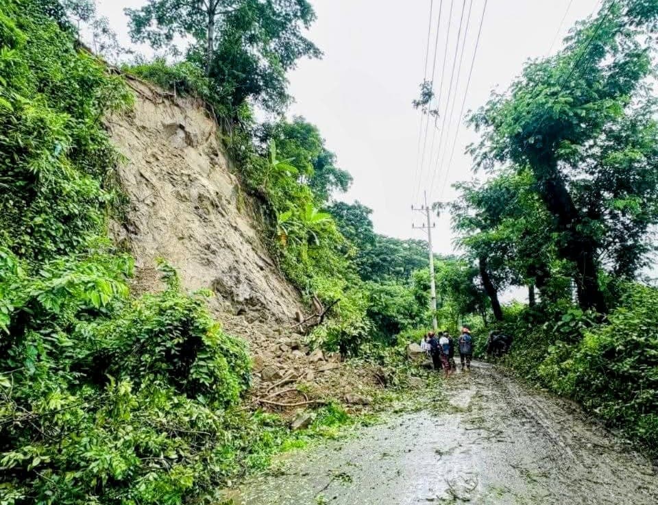 Landslides triggered by continuous rainfall disrupt life in Bandarban